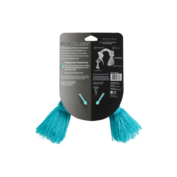 Жевательный канат с ароматом DRI-TECH ROPE, маленький, Playology
