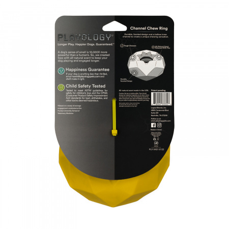 Жевательное кольцо-многогранник с ароматом, CHANNEL CHEW RING, Playology