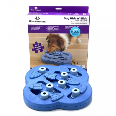 купить Игра-головоломка для собак Скрывай и сдвигай, 2 (средний) уровень сложности, Nina Ottosson Hide N Slide