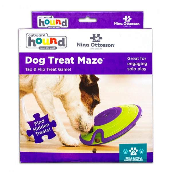 Игра-головоломка для собак Лабиринт под лакомства, 2 (средний) уровень сложности, Nina Ottosson Maze