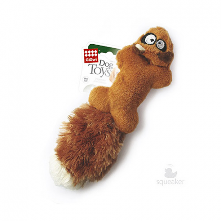купить Белка с пищалками PLUSH FRIENDZ 24 см GiGwi